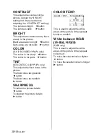 Preview for 38 page of Panasonic PT-LB30E Operating Instructions Manual