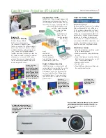 Preview for 3 page of Panasonic PT-LB30NTEA Brochure & Specs