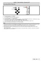 Preview for 37 page of Panasonic PT-LB355U Operating Instructions Manual