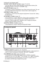 Preview for 16 page of Panasonic PT LB50NTU Operating Instructions Manual