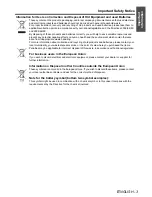 Preview for 3 page of Panasonic PT-LB51E Operating Instructions Manual