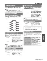 Preview for 37 page of Panasonic PT-LB51E Operating Instructions Manual