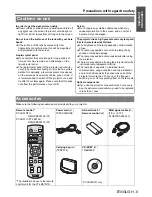 Preview for 9 page of Panasonic PT-LB51EA Operating Instructions Manual