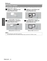 Предварительный просмотр 16 страницы Panasonic PT-LB51EA Operating Instructions Manual