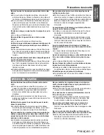 Preview for 57 page of Panasonic PT-LB51EA Operating Instructions Manual