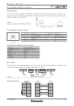 Preview for 7 page of Panasonic PT-LB51NT Specifications