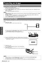 Предварительный просмотр 24 страницы Panasonic PT-LB51SE Operating Instructions Manual