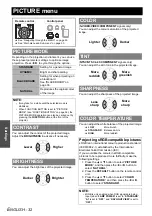 Предварительный просмотр 32 страницы Panasonic PT-LB51SE Operating Instructions Manual