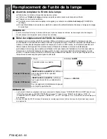 Preview for 60 page of Panasonic PT-LB51SU Operating Instructions Manual