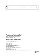 Preview for 62 page of Panasonic PT-LB51SU Operating Instructions Manual