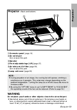 Preview for 13 page of Panasonic PT-LB55 Operating Instructions Manual