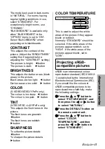 Preview for 41 page of Panasonic PT-LB55 Operating Instructions Manual