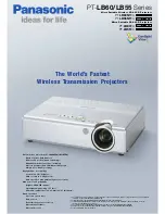 Panasonic PT-LB55EA Brochure & Specs preview