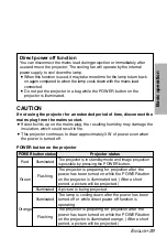 Preview for 29 page of Panasonic PT-LB55NT Operating Instructions Manual