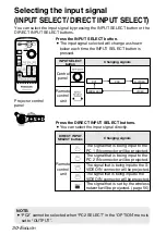 Preview for 30 page of Panasonic PT-LB55NT Operating Instructions Manual