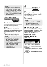 Preview for 42 page of Panasonic PT-LB55NT Operating Instructions Manual