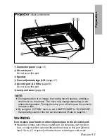 Preview for 13 page of Panasonic PT-LB55NTE Operating Instructions Manual