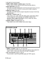 Preview for 16 page of Panasonic PT-LB55NTE Operating Instructions Manual