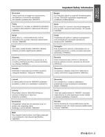 Preview for 5 page of Panasonic PT-LB75E Operating Instructions Manual