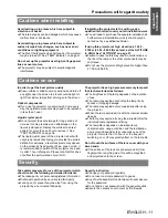 Preview for 11 page of Panasonic PT-LB75E Operating Instructions Manual