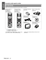 Preview for 12 page of Panasonic PT-LB75E Operating Instructions Manual