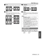 Preview for 35 page of Panasonic PT-LB75E Operating Instructions Manual