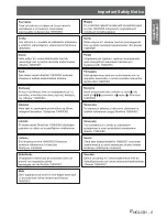 Preview for 5 page of Panasonic PT-LB75VE Operating Instructions Manual