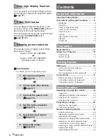 Предварительный просмотр 4 страницы Panasonic PT-LB75VEA Operating Instructions Manual