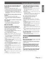 Preview for 7 page of Panasonic PT-LB75VEA Operating Instructions Manual