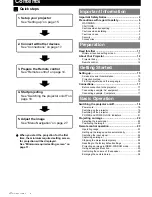 Предварительный просмотр 4 страницы Panasonic PT-LB78U - LCD Proj XGA 4:3 3000 Lumens Wrls 6.5LBS Operating Instructions Manual