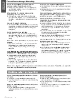 Preview for 8 page of Panasonic PT-LB78U - LCD Proj XGA 4:3 3000 Lumens Wrls 6.5LBS Operating Instructions Manual