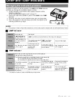 Предварительный просмотр 39 страницы Panasonic PT-LB78U - LCD Proj XGA 4:3 3000 Lumens Wrls 6.5LBS Operating Instructions Manual