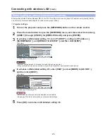 Preview for 25 page of Panasonic PT-LB90NT Network Operation Manual