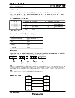 Предварительный просмотр 7 страницы Panasonic PT-LB90NT Specifications