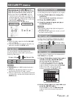 Предварительный просмотр 45 страницы Panasonic PT-LB90NTEA Operating Instructions Manual