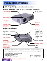 Предварительный просмотр 15 страницы Panasonic PT-LC50E Operating Instructions Manual