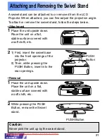 Предварительный просмотр 21 страницы Panasonic PT-LC50E Operating Instructions Manual