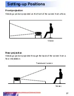 Предварительный просмотр 27 страницы Panasonic PT-LC50E Operating Instructions Manual