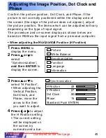 Предварительный просмотр 45 страницы Panasonic PT-LC50E Operating Instructions Manual