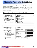 Предварительный просмотр 48 страницы Panasonic PT-LC50E Operating Instructions Manual