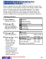 Предварительный просмотр 55 страницы Panasonic PT-LC50E Operating Instructions Manual