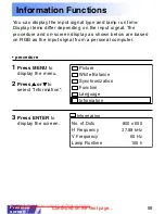 Предварительный просмотр 59 страницы Panasonic PT-LC50E Operating Instructions Manual