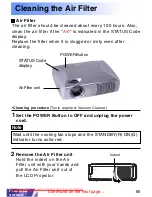 Предварительный просмотр 65 страницы Panasonic PT-LC50E Operating Instructions Manual