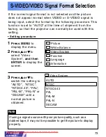 Предварительный просмотр 73 страницы Panasonic PT-LC50E Operating Instructions Manual