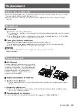 Preview for 59 page of Panasonic PT-LW25HE Operating Instructions Manual