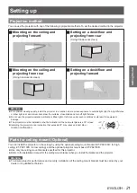 Preview for 21 page of Panasonic PT-LW25HEA Operating Instructions Manual