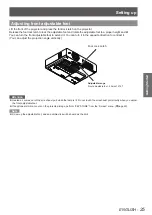 Preview for 25 page of Panasonic PT-LW25HEA Operating Instructions Manual