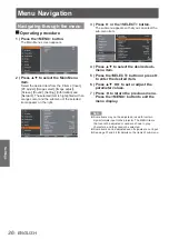 Preview for 36 page of Panasonic PT-LW25HEA Operating Instructions Manual