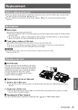 Preview for 61 page of Panasonic PT-LW25HEA Operating Instructions Manual