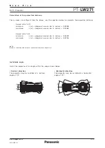 Preview for 7 page of Panasonic PT-LW271 Specifications